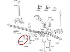 Thule Запчасть 50552 скоба монтажная для велокрепления (Thule велокрепление 591,561,532)