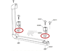 Thule Запчасть 33003 вставка пластиковая (Thule для лыжной насадки 726,727)