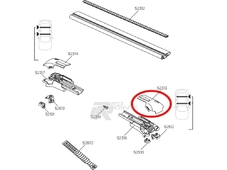 Thule Запчасть 52313 заглушка крышка для дуги левая (Thule WingBarEdge 958*)