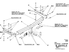 Imiola Фаркоп для AUDI A6 седан/универсал 1997-2005