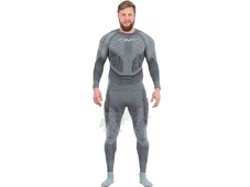 DragonFly Термофутболка DF 3DThermo Grey с длинным рукавом (размер XL-XXL)