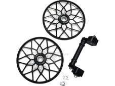 TKI Комплект установки колёс Snowflake 9'' для POLARIS ось смещения 1 INCH/2 WHEEL в комплекте (черный) в Санкт-Петербурге