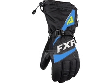 FXR Перчатки Fuel утепленные Black/Blue/HiVis (Размер 2XL) в Санкт-Петербурге