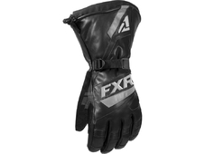 FXR Перчатки Leather Gauntlet кожаные черный (размер 2XL) в Санкт-Петербурге