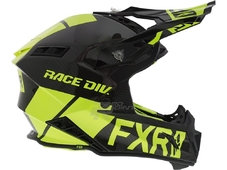 FXR Шлем Helium Carbon Race Div Black/HiVis (размер L)